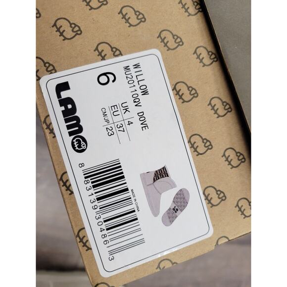 Lamo Water and Stain Resistant Suede Boots Willow Dove Size 6 Gray - Picture 9 of 9